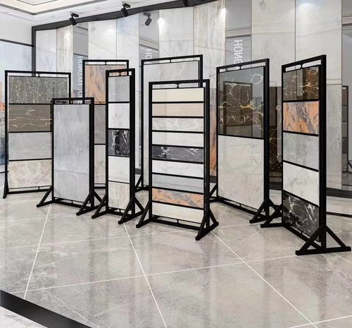瓷砖展示架 石材架子 木地板展架 吊顶旋转板展架定制