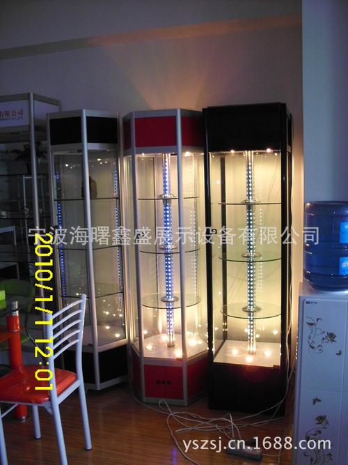 展示柜定做塑料模型展示架产品展览架钛合金货架旋转式展示架